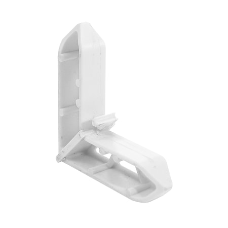 Prime-Line 3/4 in. x 7 in., White Plastic, Miter Cut Screen Frame Corners, PK20 PL 15766